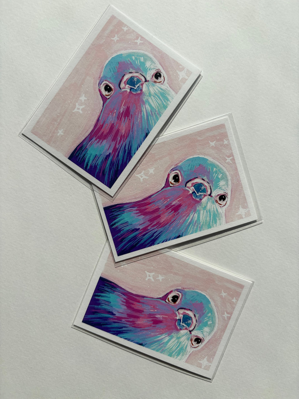 Neon Pidge| Giclée ACEO Art Print