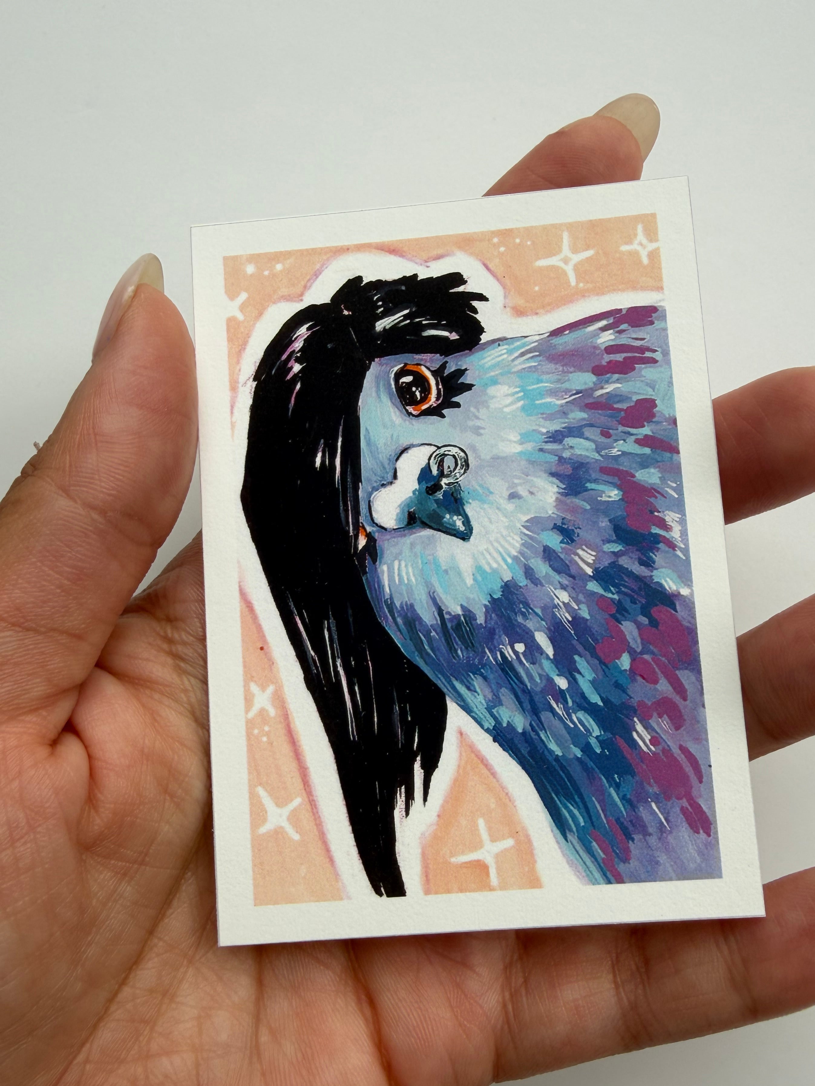 Emo Pidge No.4 | Giclée ACEO Art Print