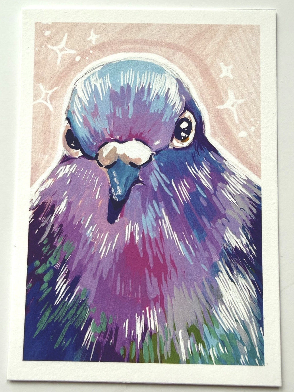 Judgy Pidge | Giclée ACEO Art Print